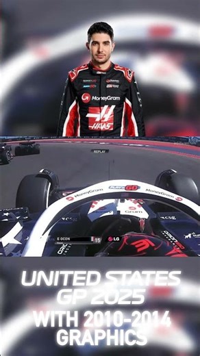 Esteban Ocon's 🏎️🚀 RACE START | 2025 United States Grand Prix with 2010-2014 Graphics #f1