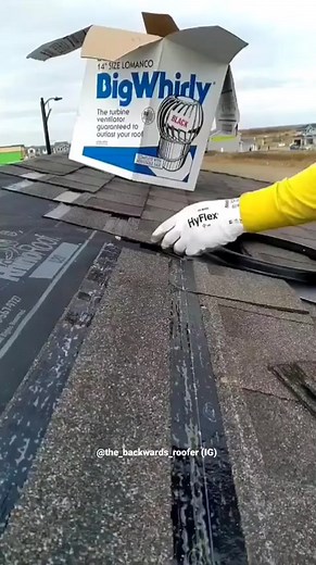 Turbine roof vent installation. #shorts #whirlybird #roof #roofing #roofershelper #roofer | Duffy Joseph