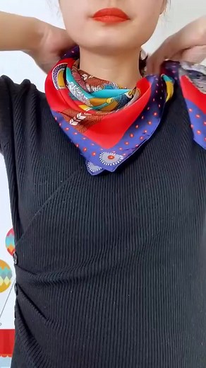 10K views · 94 reactions | Easy and stylish scarf tutorial 34 #scarf | How To Make | Facebook