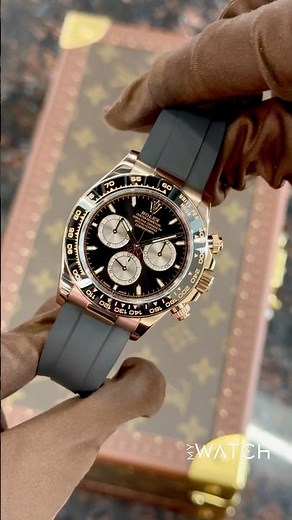 Rolex Daytona 40mm 126515LN Rose Gold Oysterflex Black Dial 🔥