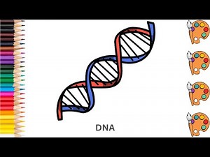 DNA - Sketch Art and Paint | Step by step tutorial | Pencil to Palette