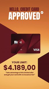 Free yourself from your credit!  With your credit card approved, financial flexibility is just a click away. Apply today! | Ellie Foster | Facebook