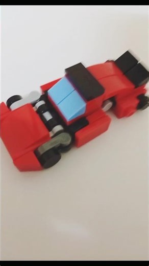 making cool red car from lego | #lego #youtube #car #toys #tutorial #shorts #ytshorts #toycar