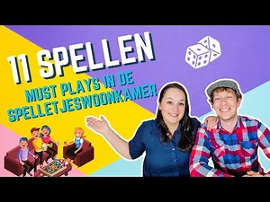 11 spellen die je moet komen spelen tijdens onze spelletjesdagen!