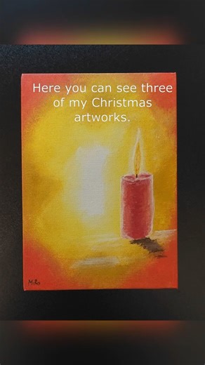 Mini Gallery – Christmas - drawing and acrylic painting | #painting #art #shorts #drawing