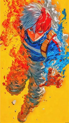 Shoto Todoroki Fire × Ice Photo Transition | Epic Anime Edit | Trending 2025