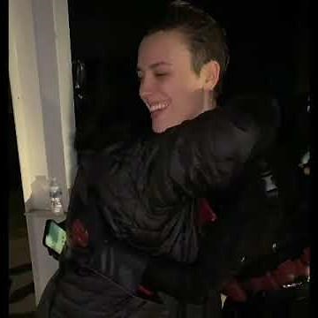 Rachel skarsten and Wallis day on set Batwoman season 2 #75