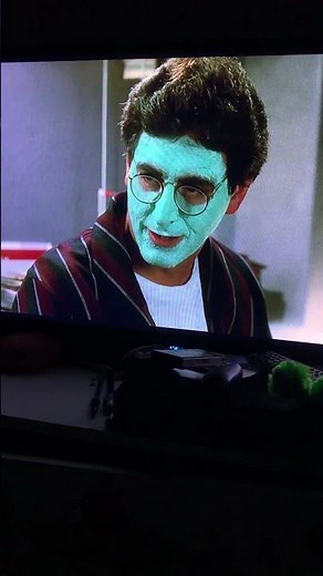 Harold Ramis as Steven Buchner pampering himself in Baby Boom (1987) #babyboom
