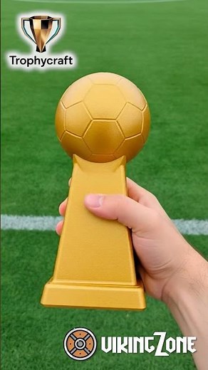 Customizable 3D Football Trophy – Design Your Own Award with Personalized Text