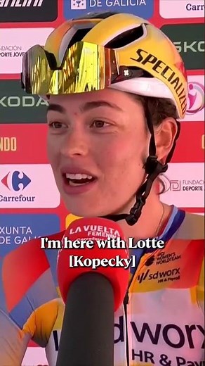 The dream scenario came true for Mischa Bredewold and SD Worx on Stage 5 of the Vuelta Femenina 🤩