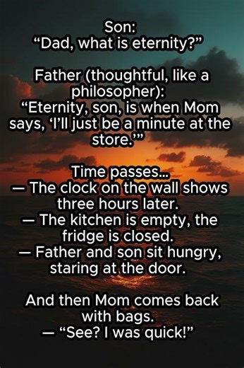 What Is Eternity? 😂 Dad Explains | Funny Short