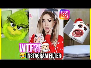 INSTAGRAM WEIHNACHTSFILTER die DU niemals in der SCHULE deine Freundin zeigen solltest (WEIHNACHTEN)