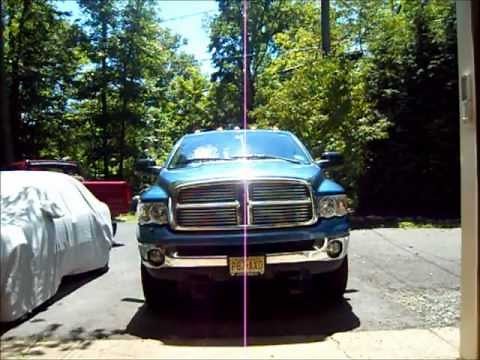 Replacing tie rods and setting toe-in 2003 Ram 3500