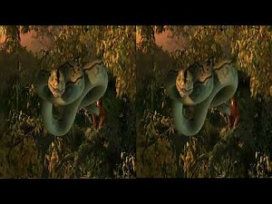 Snake & Monkey FULL 3D SBS Clip for VR Glasses 4K UHD