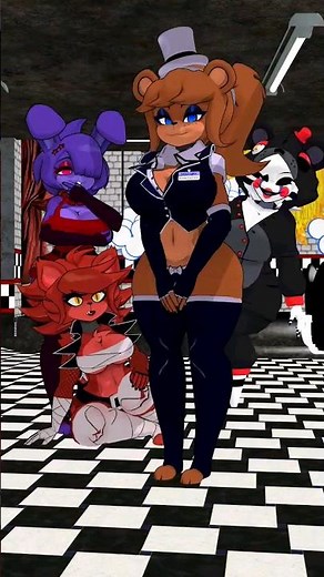 FNaF puff daddy challenge / [MMD] #fnia #short #animation