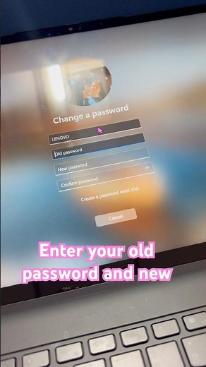 How to quickly change lenovo laptop password using shortcut key in a second #lenovo #laptop #passwrd