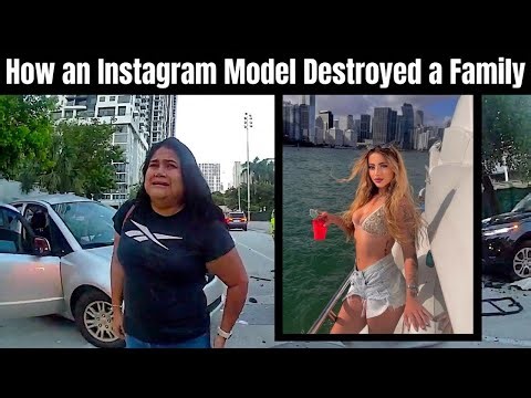 "Extremely Dangerous": Model's 80MPH Crash Caught on Cam