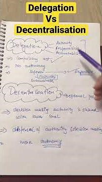 How to Identify Delegation vs Decentralisation in a Case Study Question