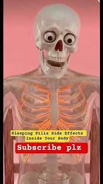 Sleeping Pills Side Effects Inside Your Body #humanbody #medicalanimation #anatomy #science