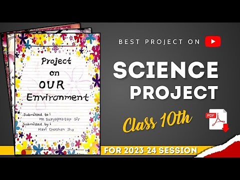 Science Project File On Our Environment Class 10th CBSE | Our Environment Project File PDF 2023-24