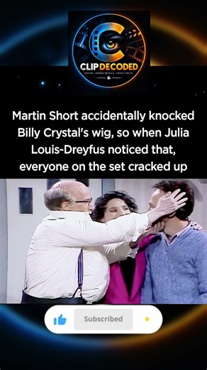Martin Short Accidentally Knocked Billy Crystal's wig #viral #clips #film