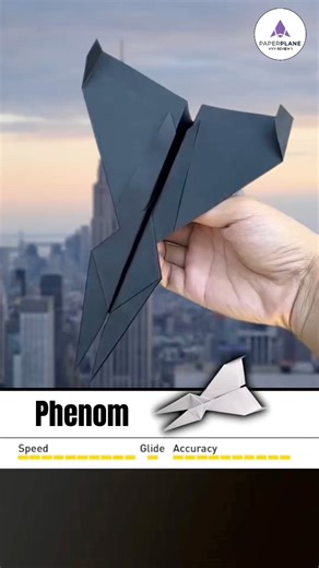 1.3M views · 11K reactions | Paper Airplane Tutorial Fly 150 FEET EASY- Phenom  | Vĩnh Hí | Facebook