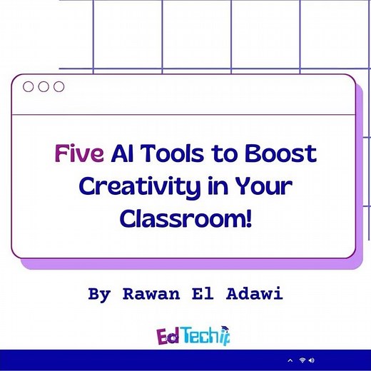 Five AI tools to boost creativity in your classroom!
