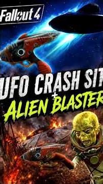 🪐 The UFO Crash That Leads to a Zetan in Fallout 4 + alien blaster 🛸 👽