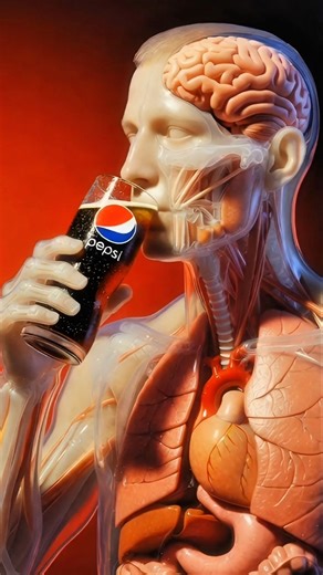 What Happens Inside Your Body After Drinking Pepsi? 🥤 | 3D Anatomy Short #facts #viralshorts
