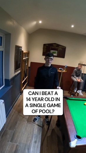 Can I beat a 14 Year Old in a single game of pool? Thanks to Aaron for the game! 🎱 #pool #englishpool #8ball #8ballpool #attacking8ball #skills #billiards #ultimatepool | Attacking8Ball