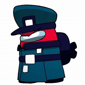 Among Us animation meme: Lazy post with Crimson Crewmate
