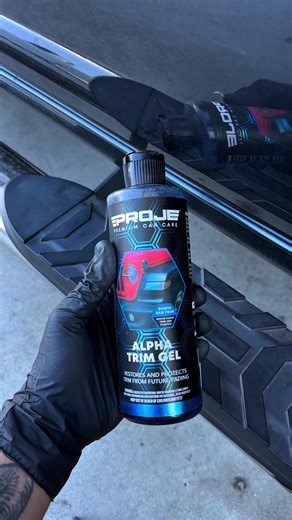 Restore your plastic trim instantly with our Alpha Trim Gel! #projecarcare #fyppppppppppppppppppppppp #carcareproducts #proje