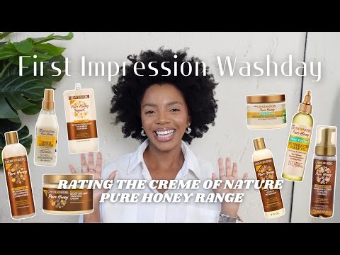 Creme of Nature Pure Honey Washday & First Impressions!