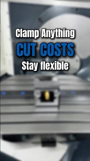 One Solution for ALL Workpieces – Clamped in Seconds! ⏱️ #cncmachining #shoplife #manufacturing