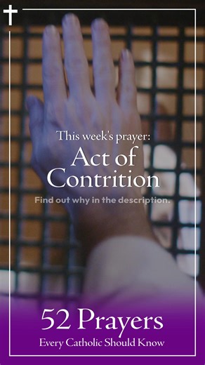 The Act of Contrition is an essential prayer in Catholicism, expressing sorrow for sins and a sincere commitment to seek forgiveness and live out God's will for us. Used in Reconciliation, individuals reconcile with God and restore their spiritual relationship. The prayer reflects humility, repentance, and trust in God's mercy, fostering personal growth in faith and holiness. As Lent draws closer, let us ask God to help us turn away from the thing that is holding us back from him. Click the link