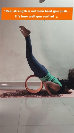 “Advanced Yoga Wheel Balance 🔥 Core Strength & Control” #2026 #yoga #yogaprops