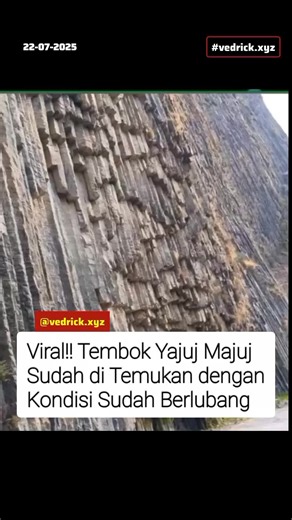 Penampakan Tembok Yajuj dan Majuj di Media Sosial
