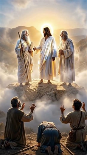 How Jesus transfigured before His disciples #faith #jesus #bible #scripture #gospel