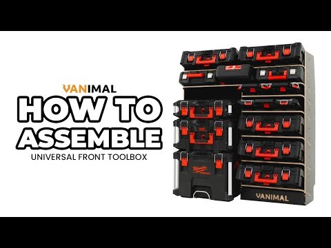 How to Assemble Vanimal's Universal Front Toolbox Van Racking