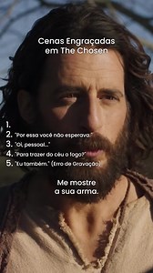 Hora de chorar... de tanto rir! Separa os lencinhos aí. 😂 Assista agora no app gratuito "The Chosen", Prime Vídeo ou Netflix. #TheChosenBrasil | The Chosen Brasil
