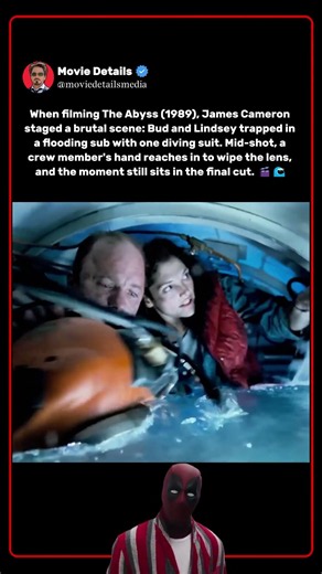When filming The Abyss (1989), a Crew Member's Hand Slipped Into Cameron's Most Intense Scene