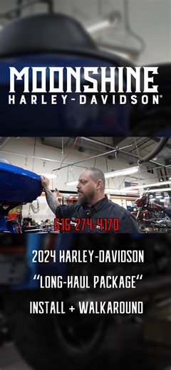 Check Out the Harley-Davidson Long Haul Package! Call us today at 615-771-7775 to get yours! | Moonshine Harley-Davidson