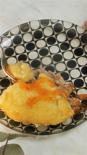 Potato & Meat Pie | Cozy Baking ASMR #shorts