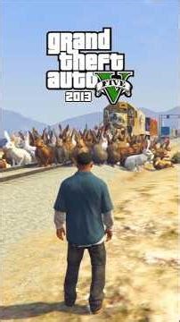¿Que Animales Pueden Detener el Tren en GTA 5? #gta #gta5 #fyp #shorts