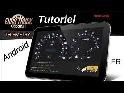 TUTO ETS2 Comment avoir le compteur sur son téléphone ?!