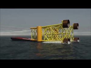 Suction Pile Jacket - Jacket Launch and Topside Float-over Installation