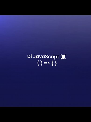 Mengenal Arrow Function dalam JavaScript