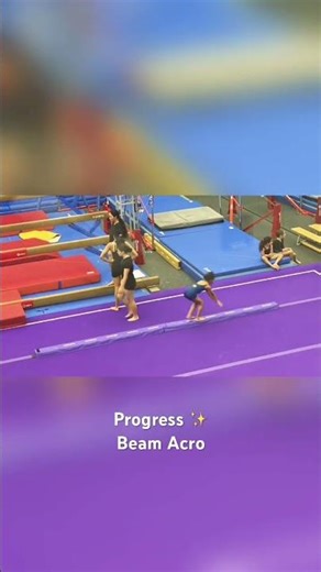 Amina Amer | Beam Acro Progress (Soft Beam) ✨