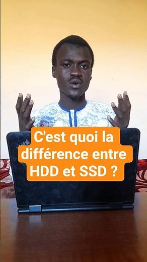 C'est quoi la différence entre disque dure HDD et SSD ? #informatique #debutant #hardware #disquedur