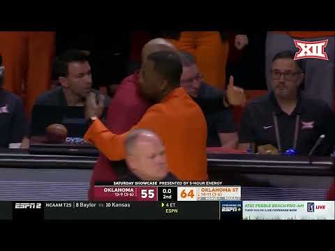 Oklahoma vs Oklahoma State Men's Basketball Highlights